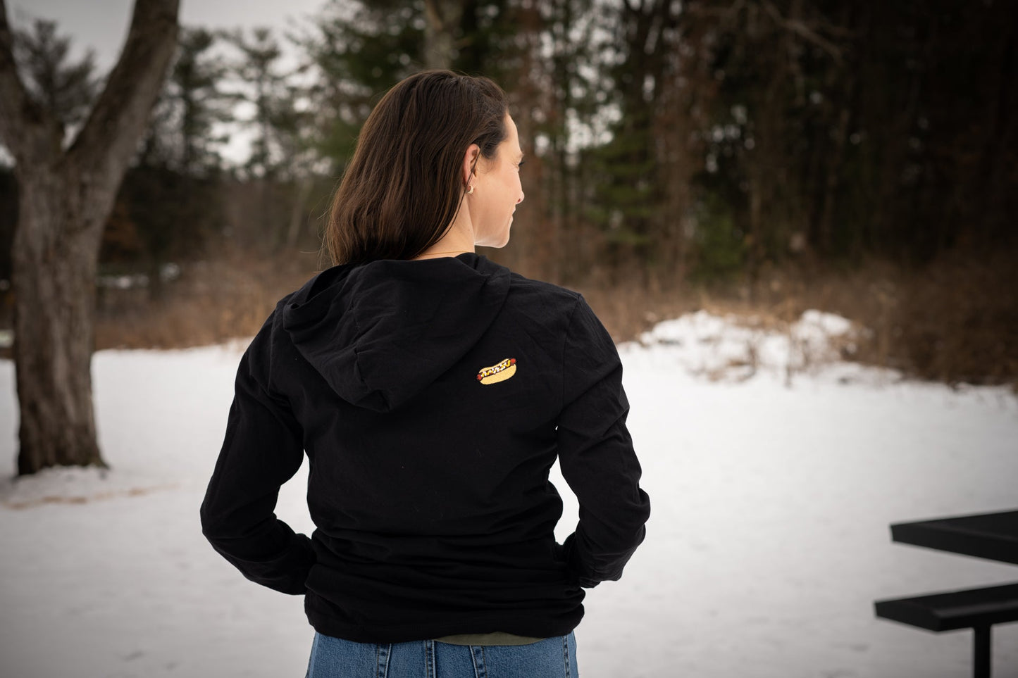 Long-Sleeve Jersey Hoodie